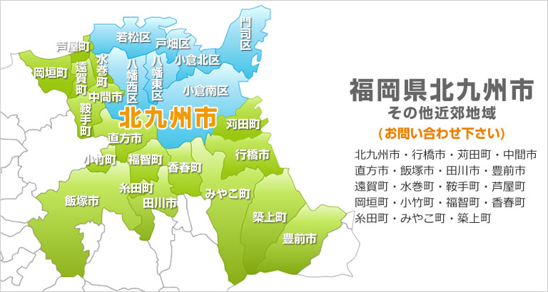 福岡県北九州市 その他近郊地域